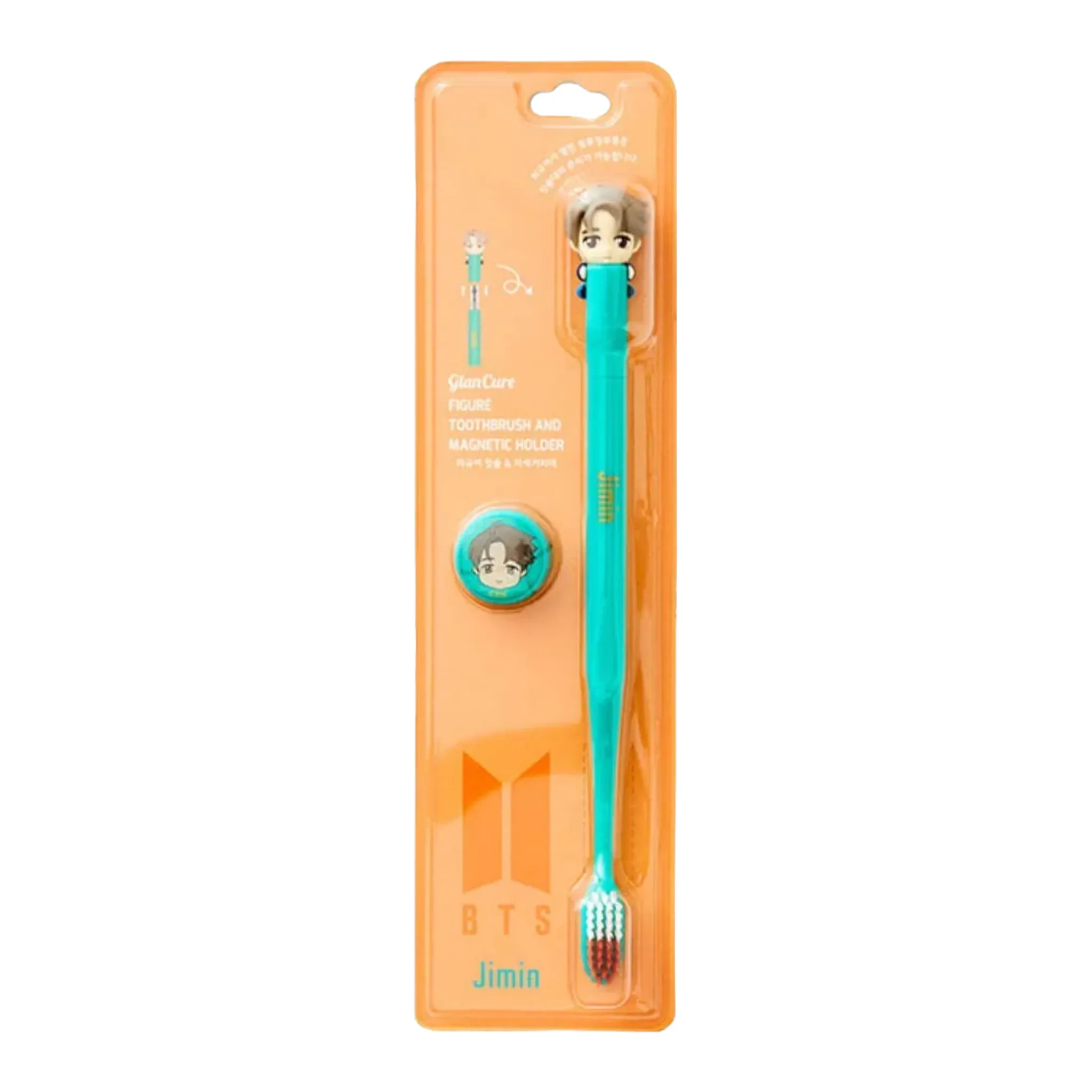 BTS Figure Toothbrush w/ Magnetic Holder