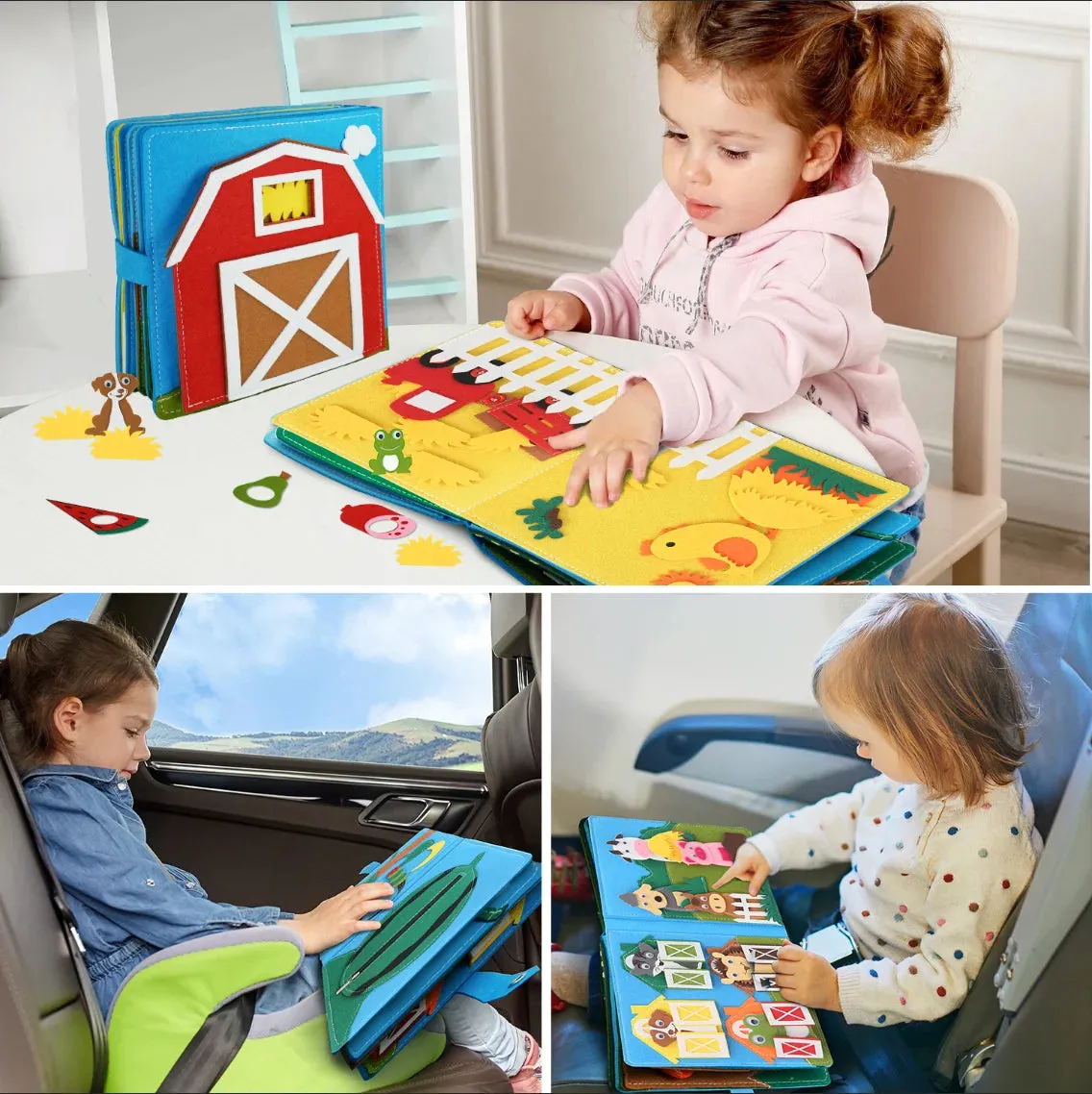 Busy Board Farm Anima Activity Toy