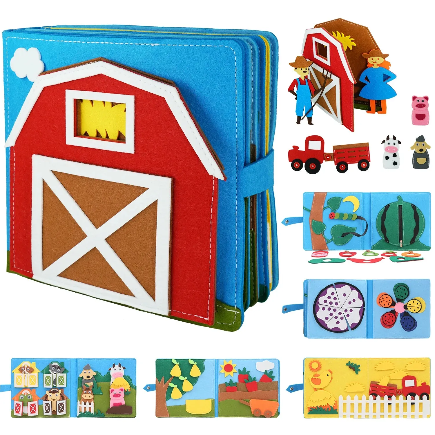 Busy Board Farm Anima Activity Toy