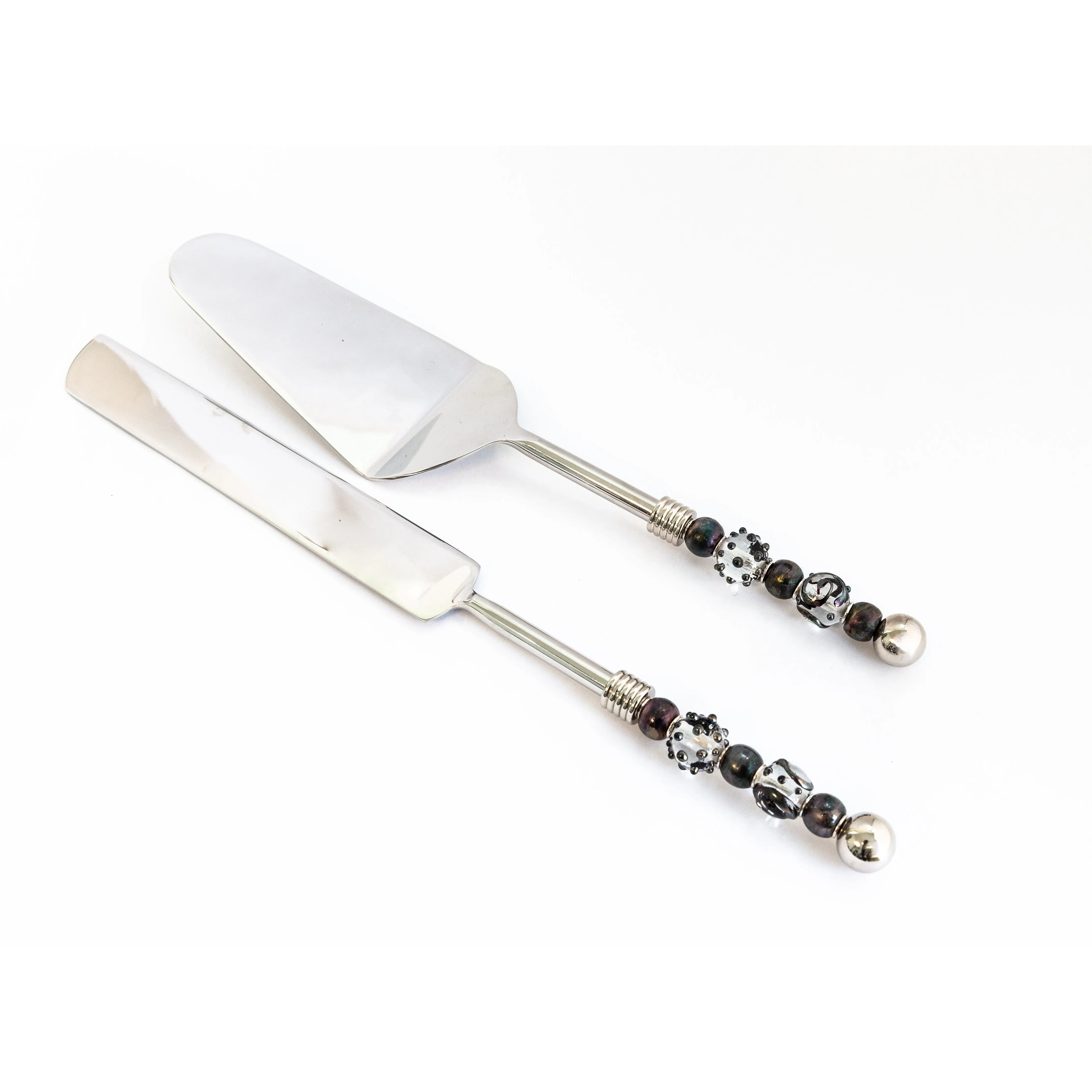 Cake/Pie Set-Geometric Black