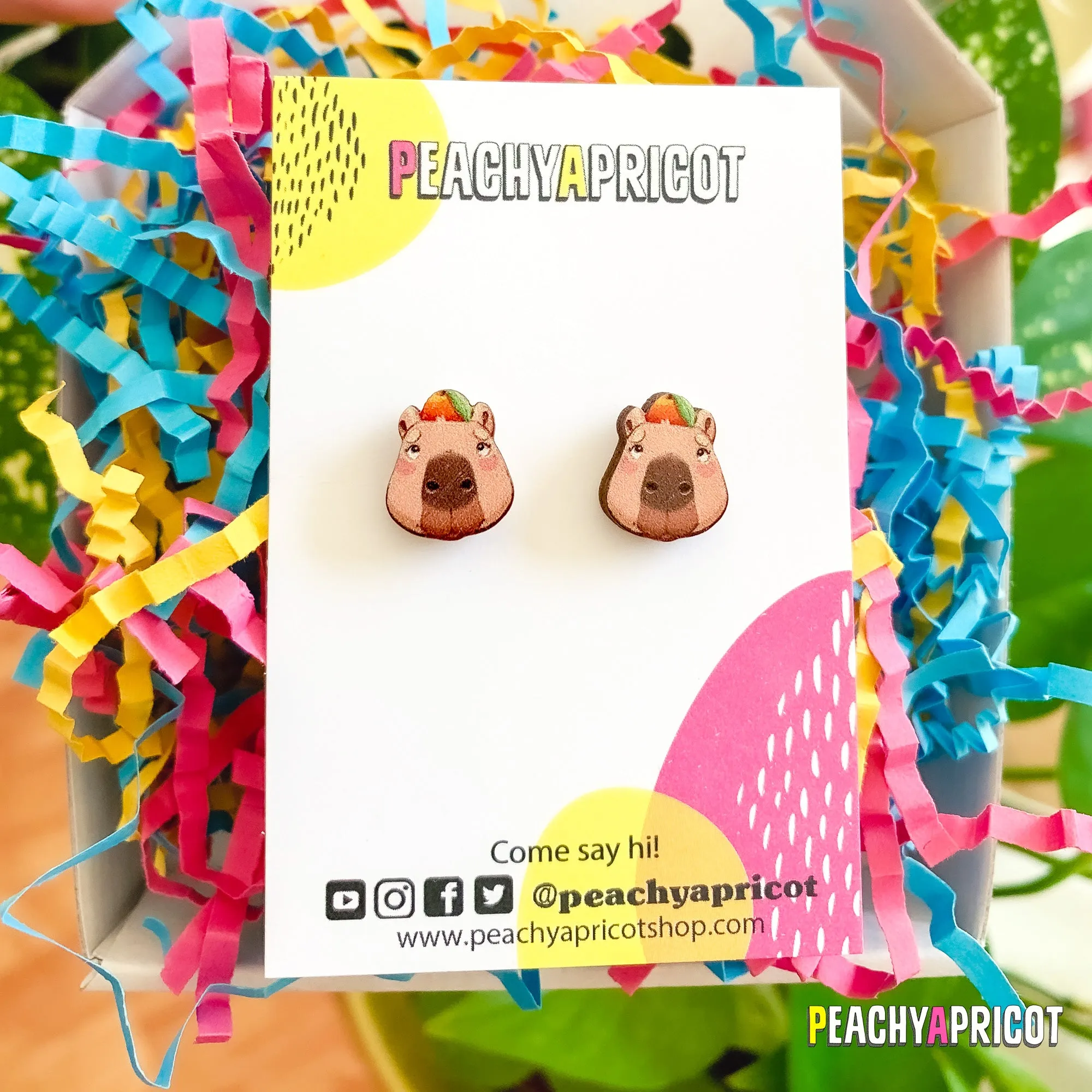 Capybara Yuzu Earrings