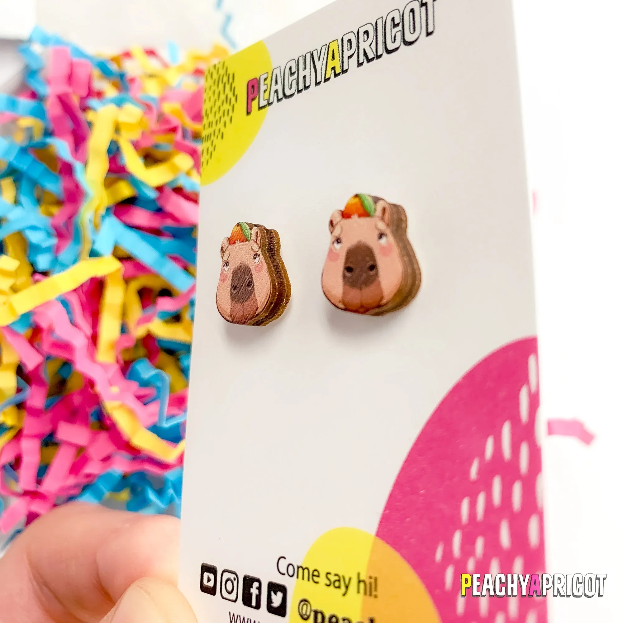 Capybara Yuzu Earrings