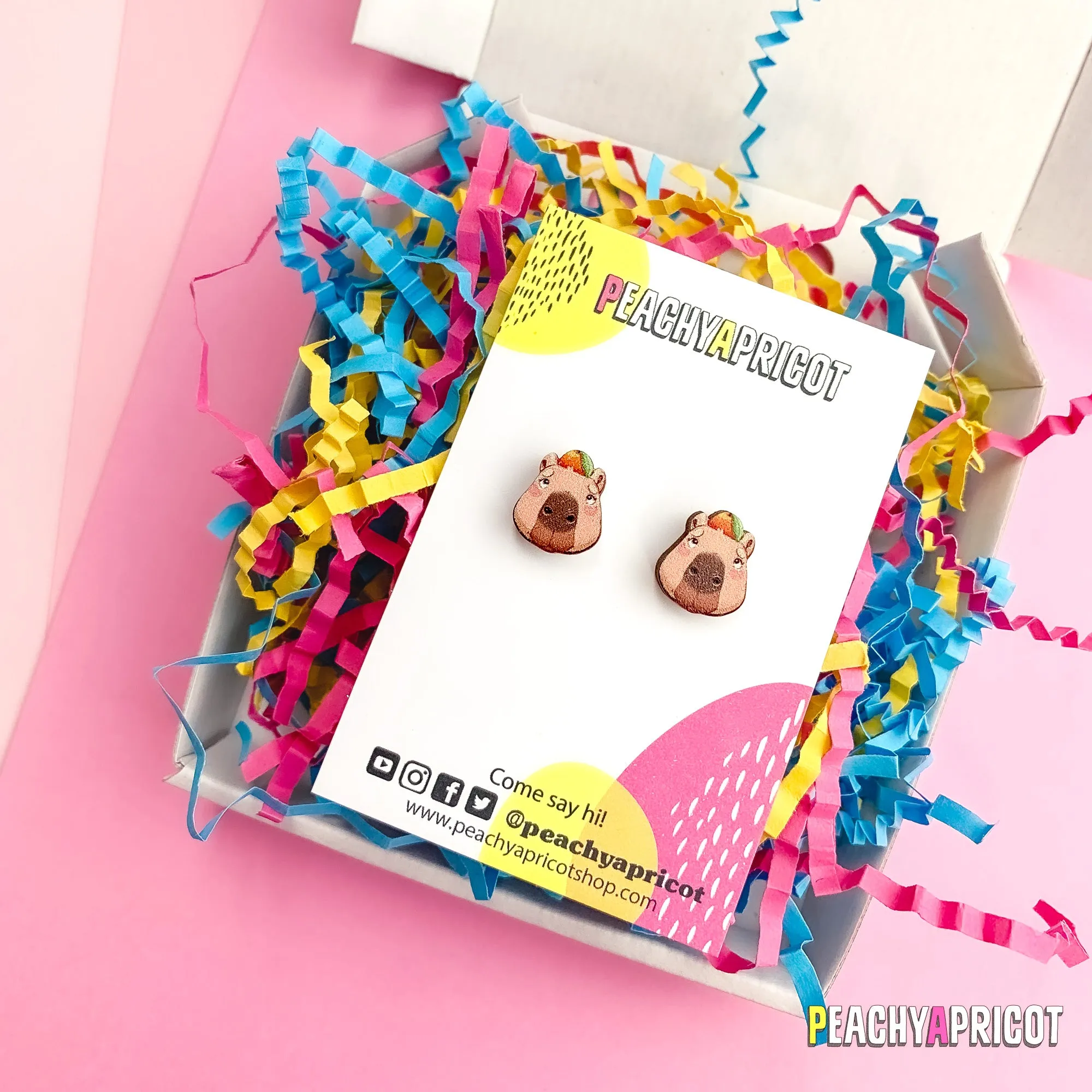 Capybara Yuzu Earrings