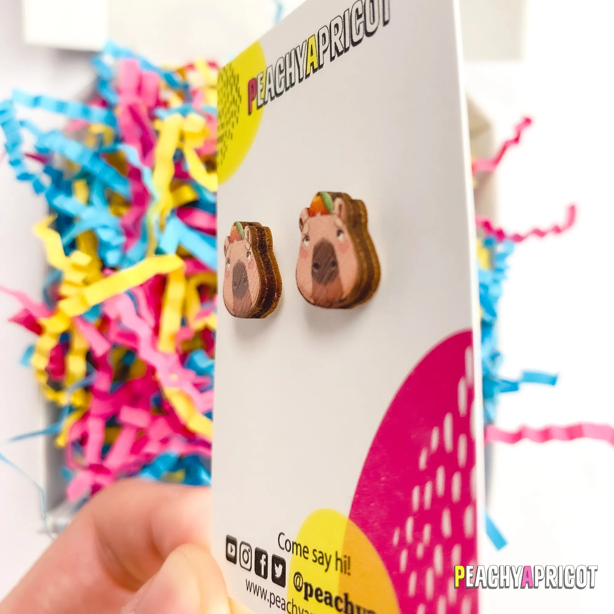 Capybara Yuzu Earrings