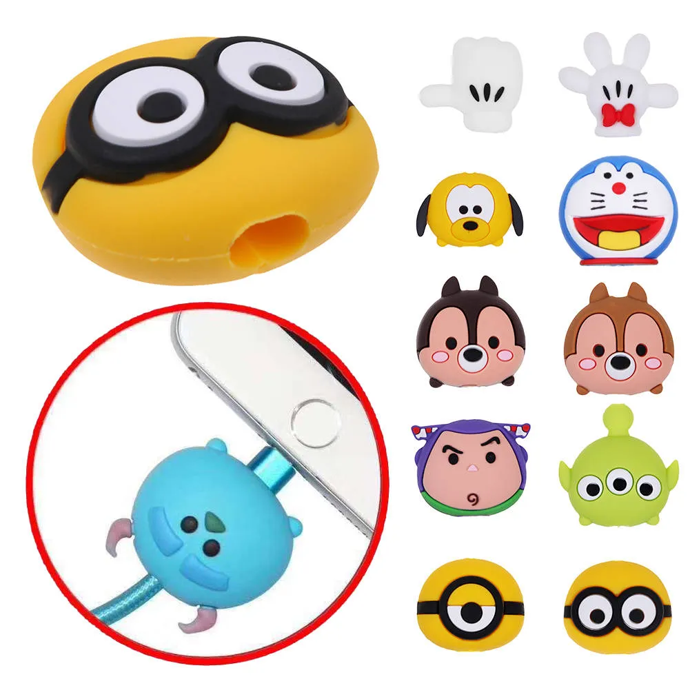 Cartoon Cable Bite for iPhone Cable Cord Animal Phone Accessories Protector