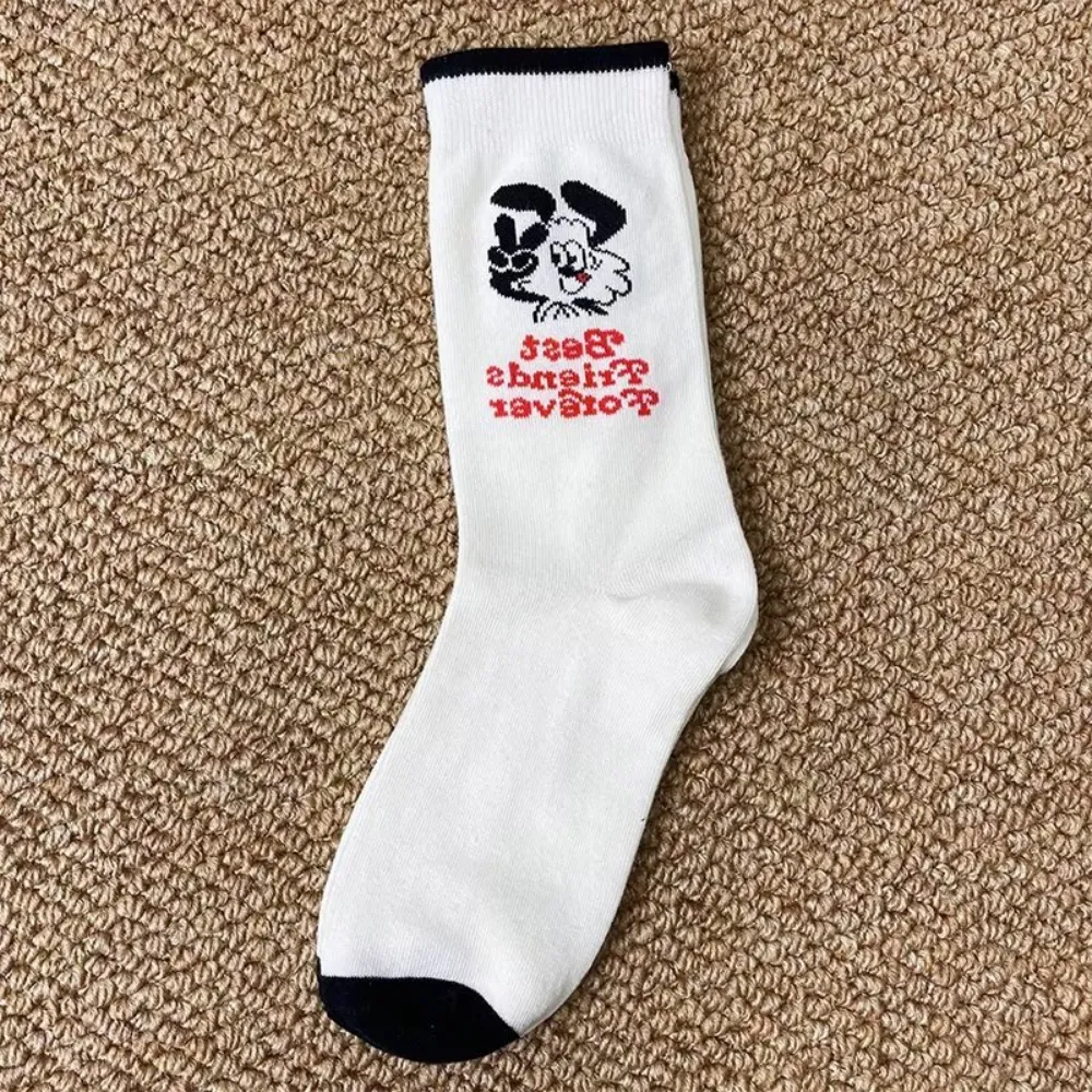 Cartoon Rabbit Striped Socks