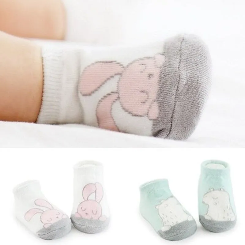 Cartoon Unisex Newborn Socks