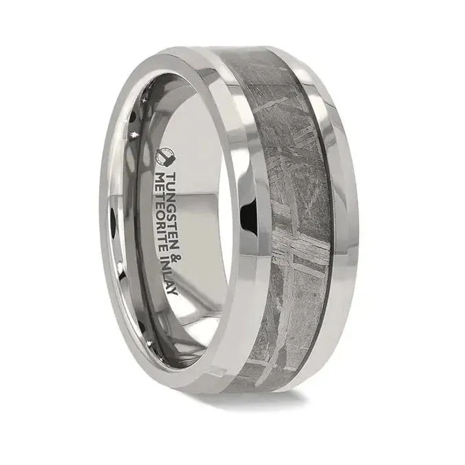 Celestial Tungsten & Meteorite Band