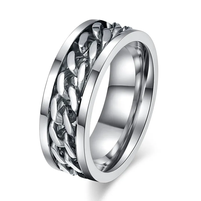 Chain Ring Men's Jewelry