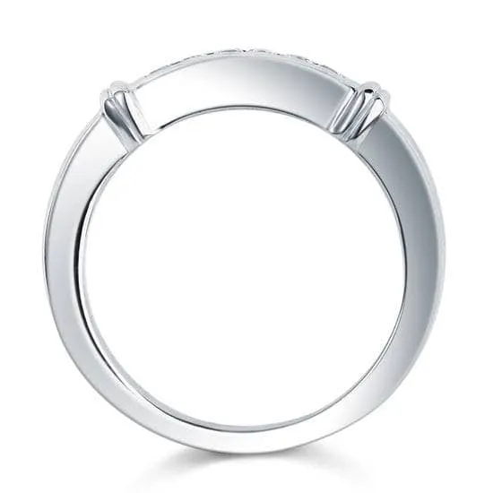 Channel Set Diamond Wedding Ring