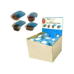 Choice of three pack plastic storage containers ( Case of 70 )