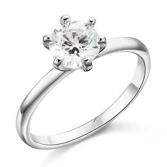 Classic 1.0 Ct Diamond Engagement Ring