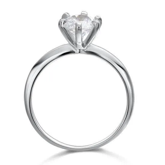 Classic 1.0 Ct Diamond Engagement Ring