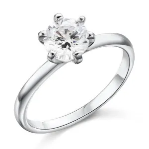 Classic 1.0 Ct Diamond Engagement Ring