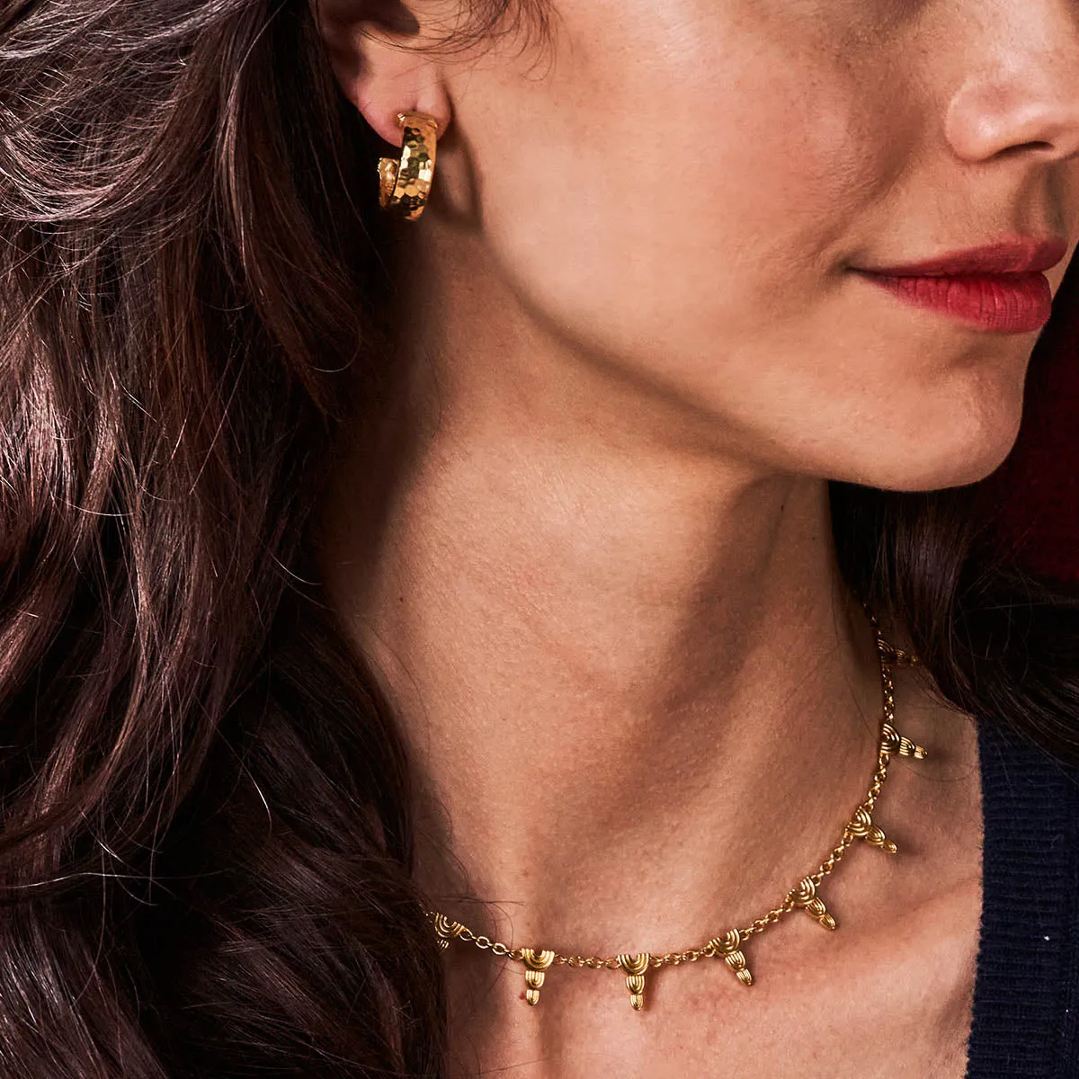 Cleopatra Ra Necklace, 16" 2" - Gold