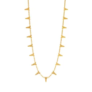 Cleopatra Ra Necklace, 16" 2" - Gold