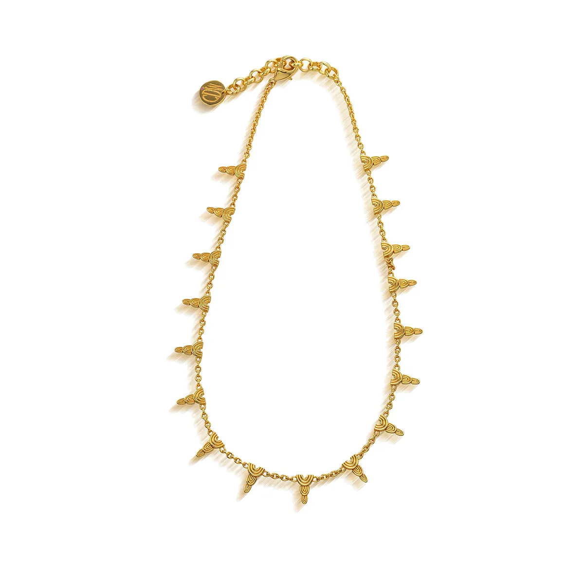 Cleopatra Ra Necklace, 16" 2" - Gold