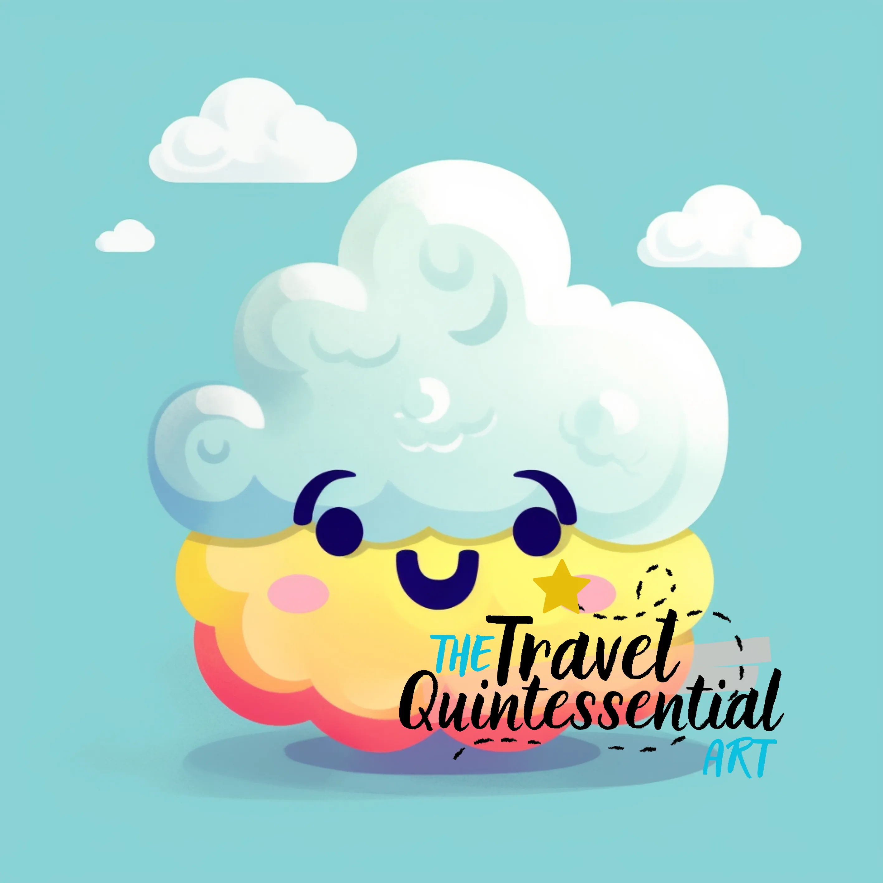 Clouds Cartoon Digital Art SETCM001