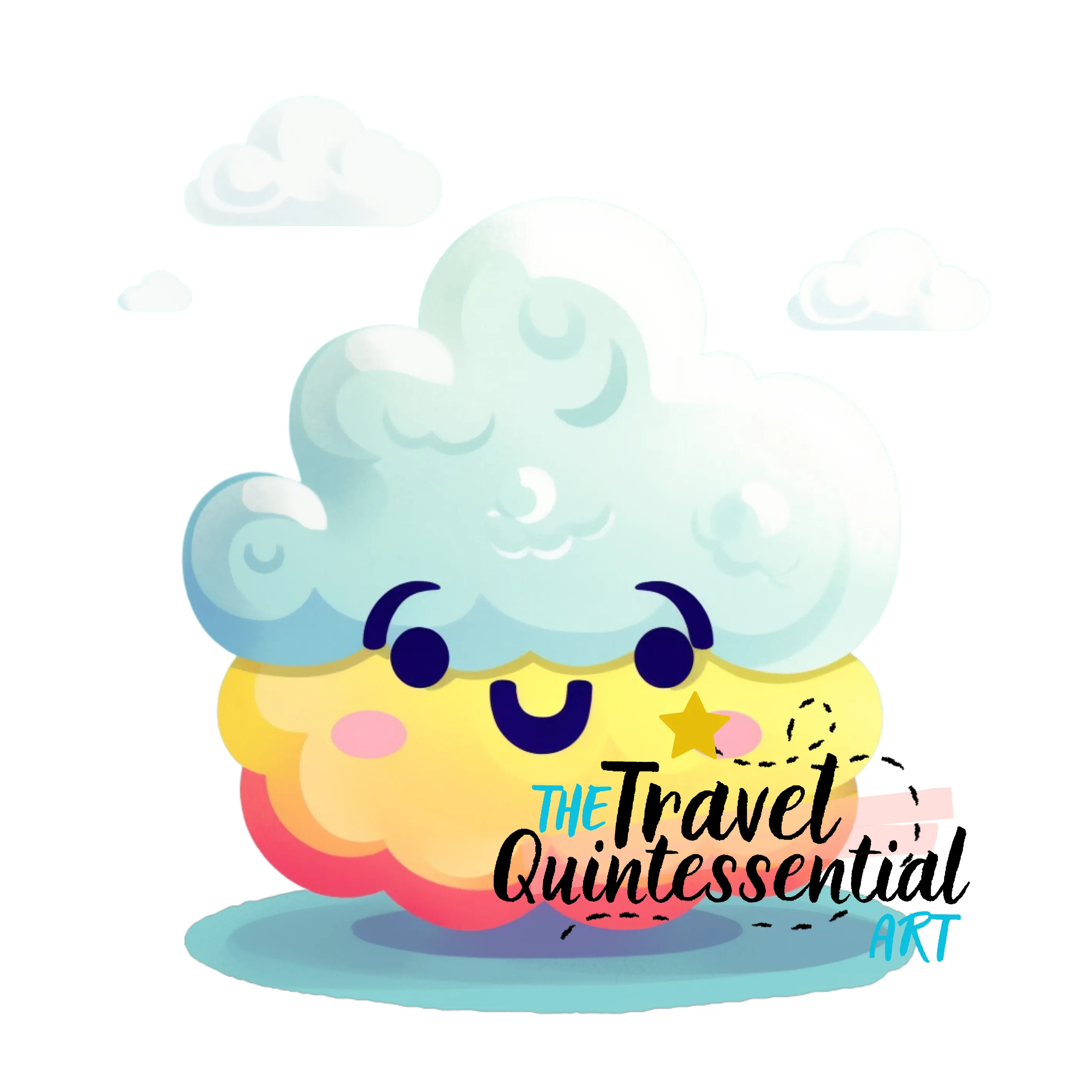 Clouds Cartoon Digital Art SETCM001