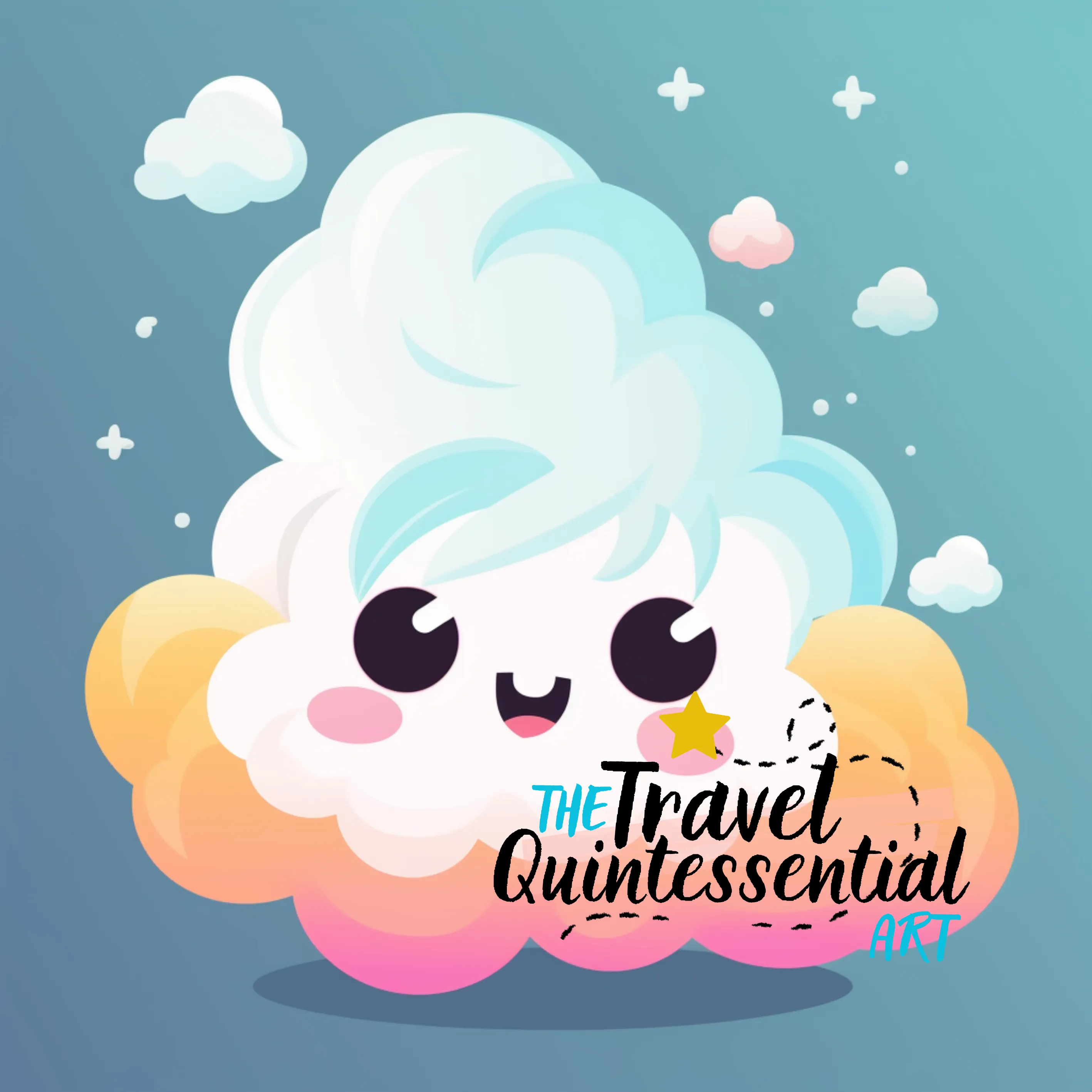 Clouds Cartoon Digital Art SETCM001