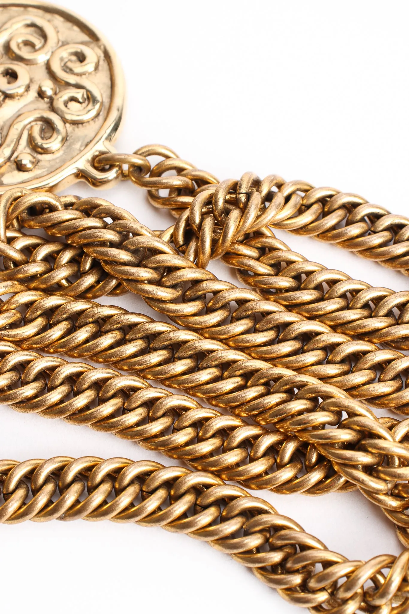 Coin & Pearl Chain Belt