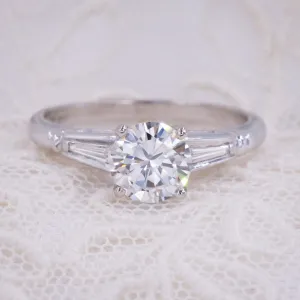 Colorless 1.09 Carat Diamond Ring