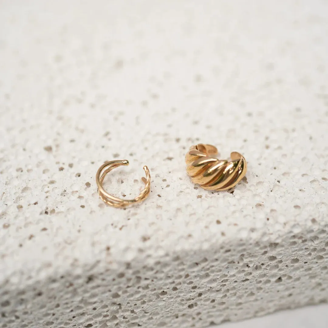 CORA EAR CUFF / GOLD