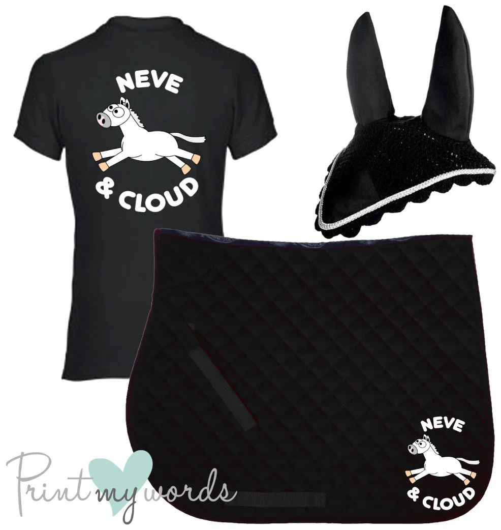 'Cora' Ladies Personalised Matching Equestrian Set - Plodders Design