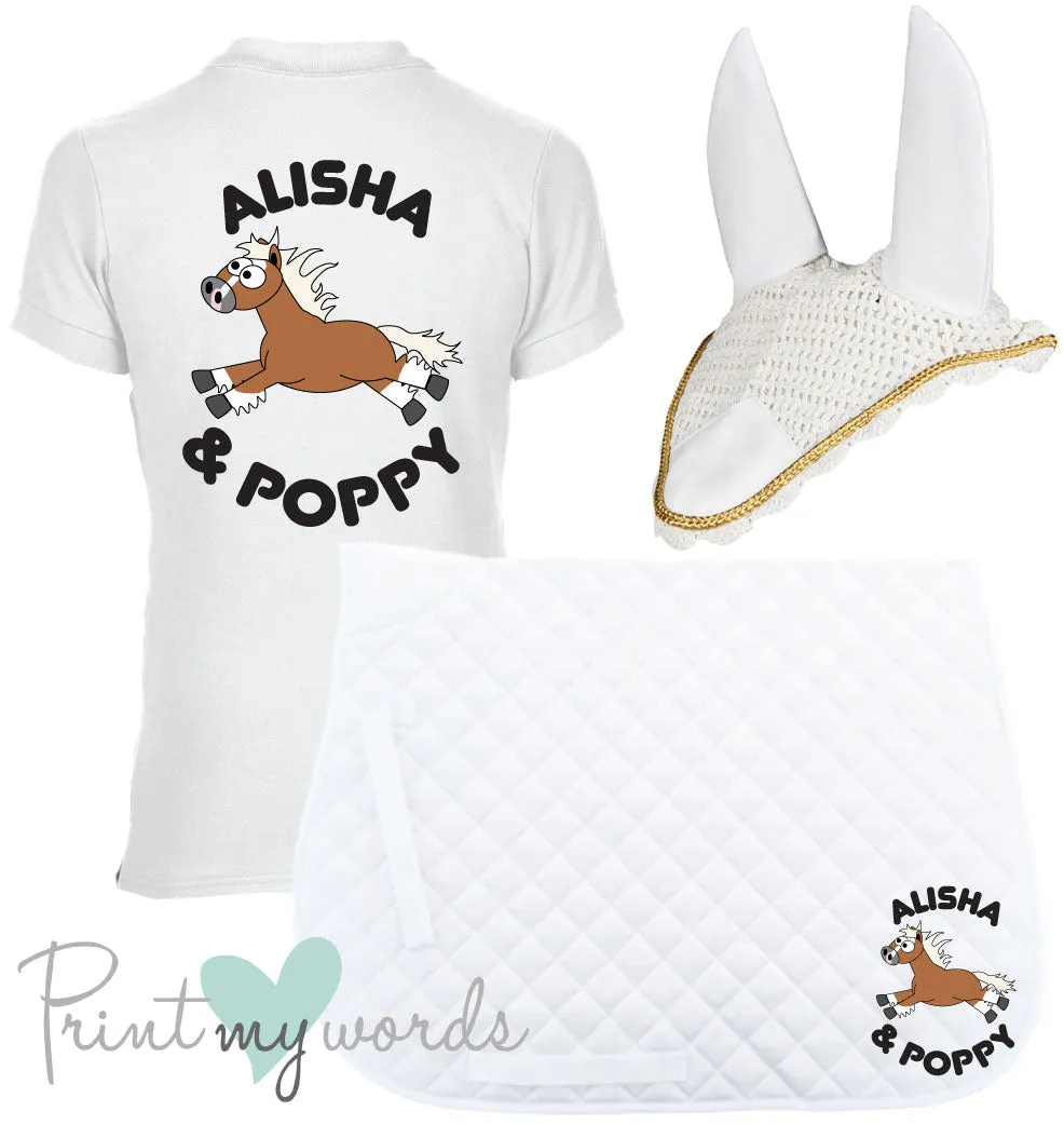 'Cora' Ladies Personalised Matching Equestrian Set - Plodders Design