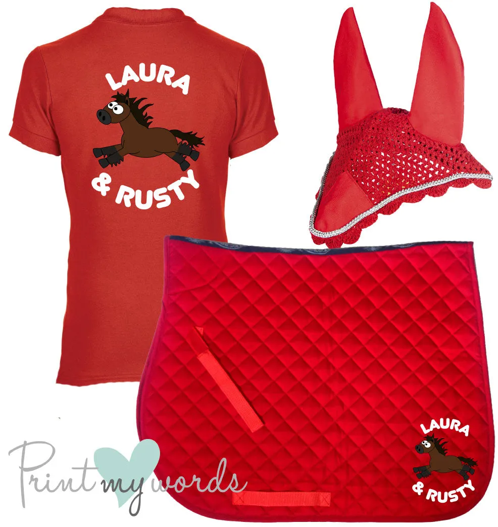 'Cora' Ladies Personalised Matching Equestrian Set - Plodders Design