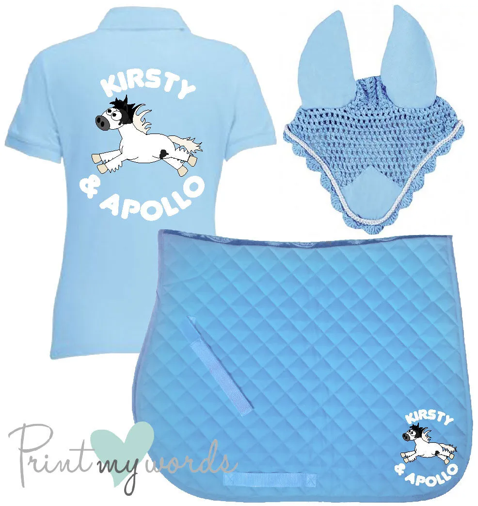 'Cora' Ladies Personalised Matching Equestrian Set - Plodders Design