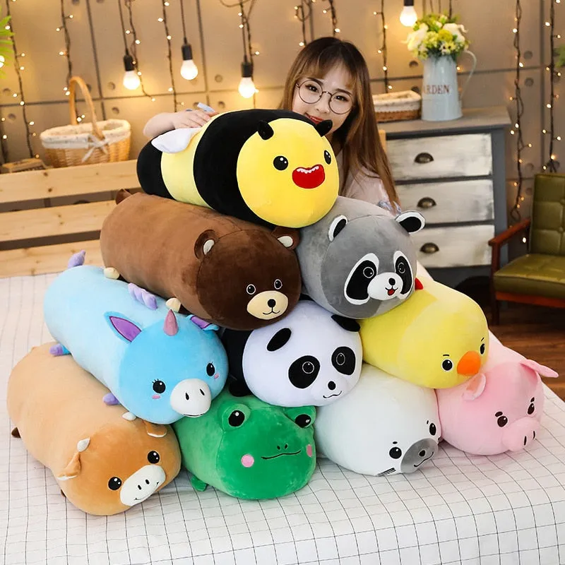 Cute Animal Plushies - Unicorn Bear Frog Bee