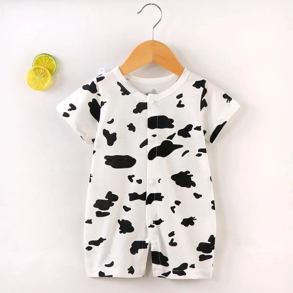 Cute Animal Print Jumpsuit for Newborn Baby Girls