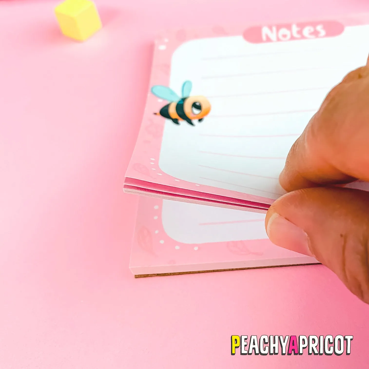 Cute Bee and Squirrel Notepad
