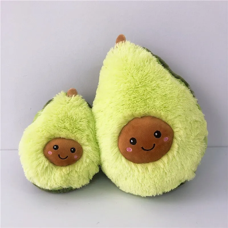 Cute Cartoon Avocado Stuffed Toy Cushion