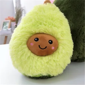 Cute Cartoon Avocado Stuffed Toy Cushion