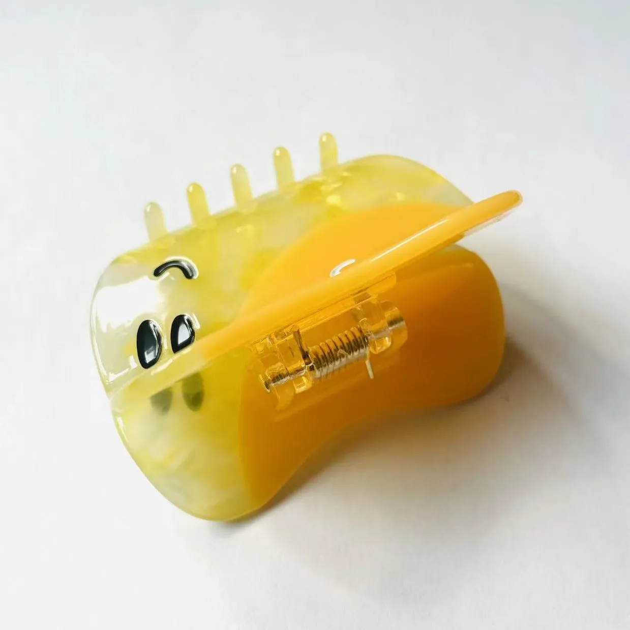 Cute Caterpillar Hair Claw Within Lemon