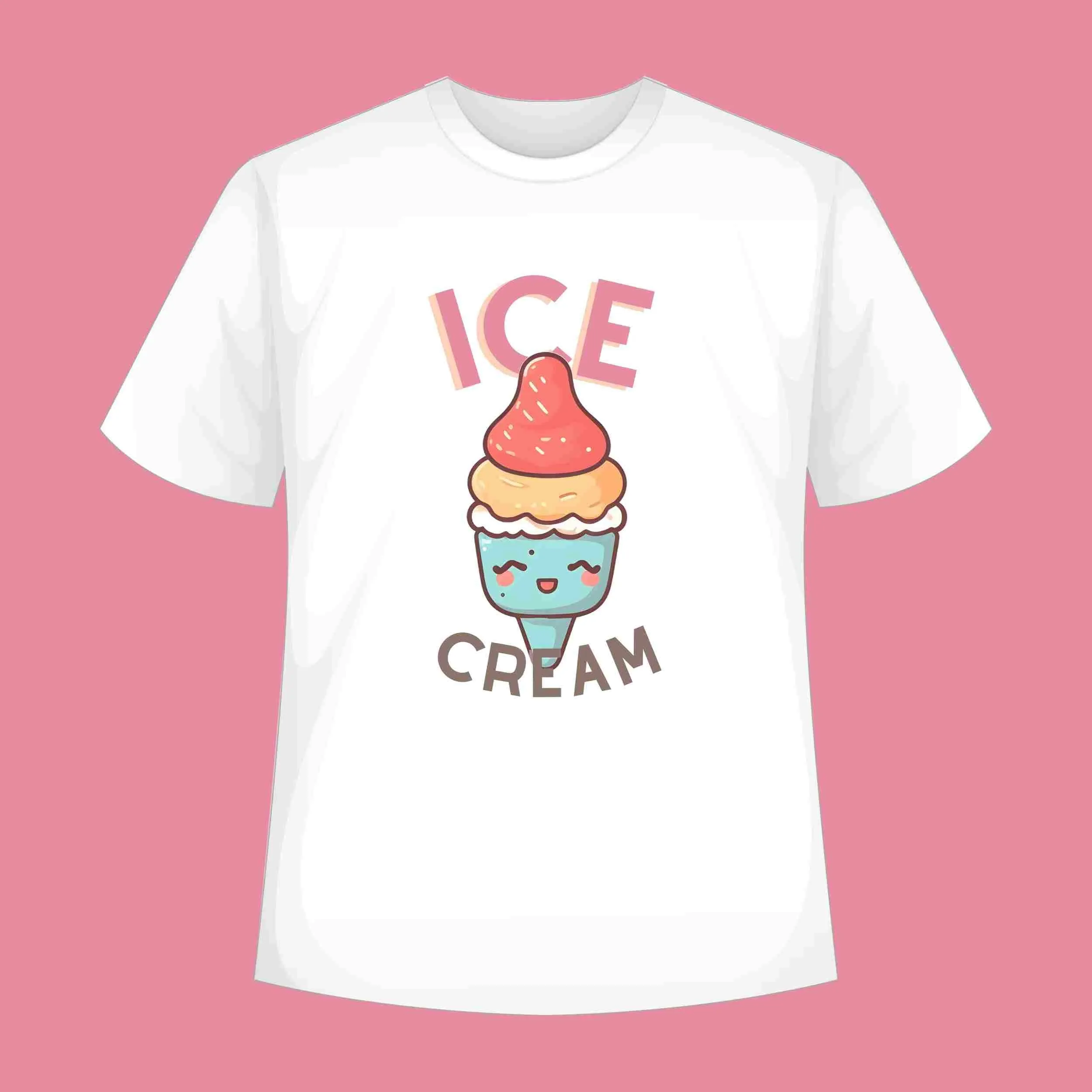 Cute Desserts Cartoon Characters - Digital Art SETCD001
