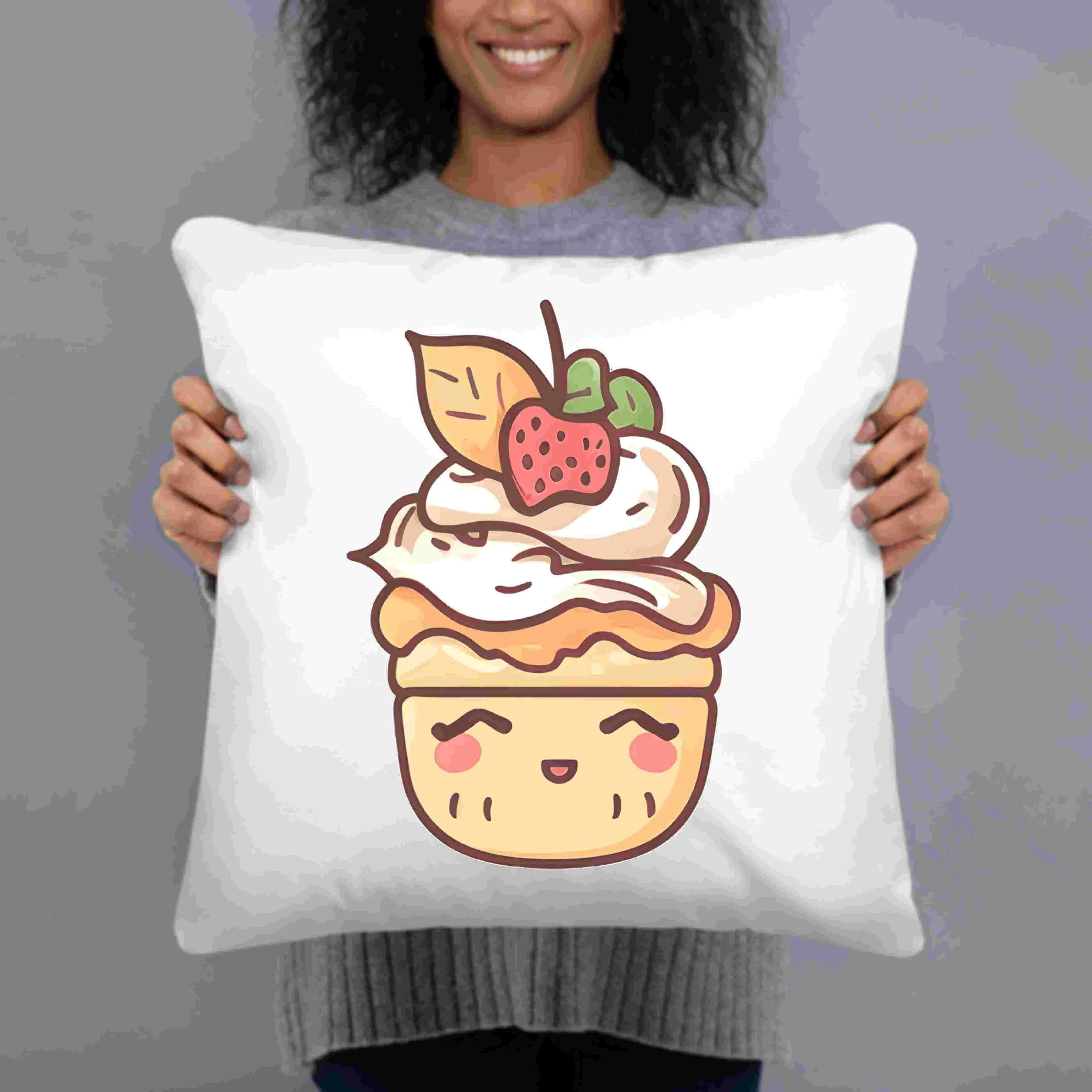 Cute Desserts Cartoon Characters - Digital Art SETCD001