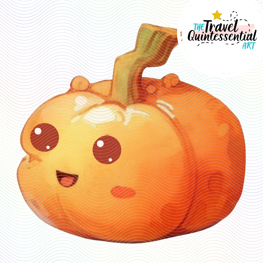 Cute Halloween Pumpkin Characters - Digital Art SETPK005