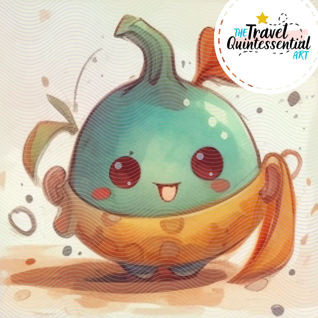 Cute Halloween Pumpkin Characters - Digital Art SETPK005