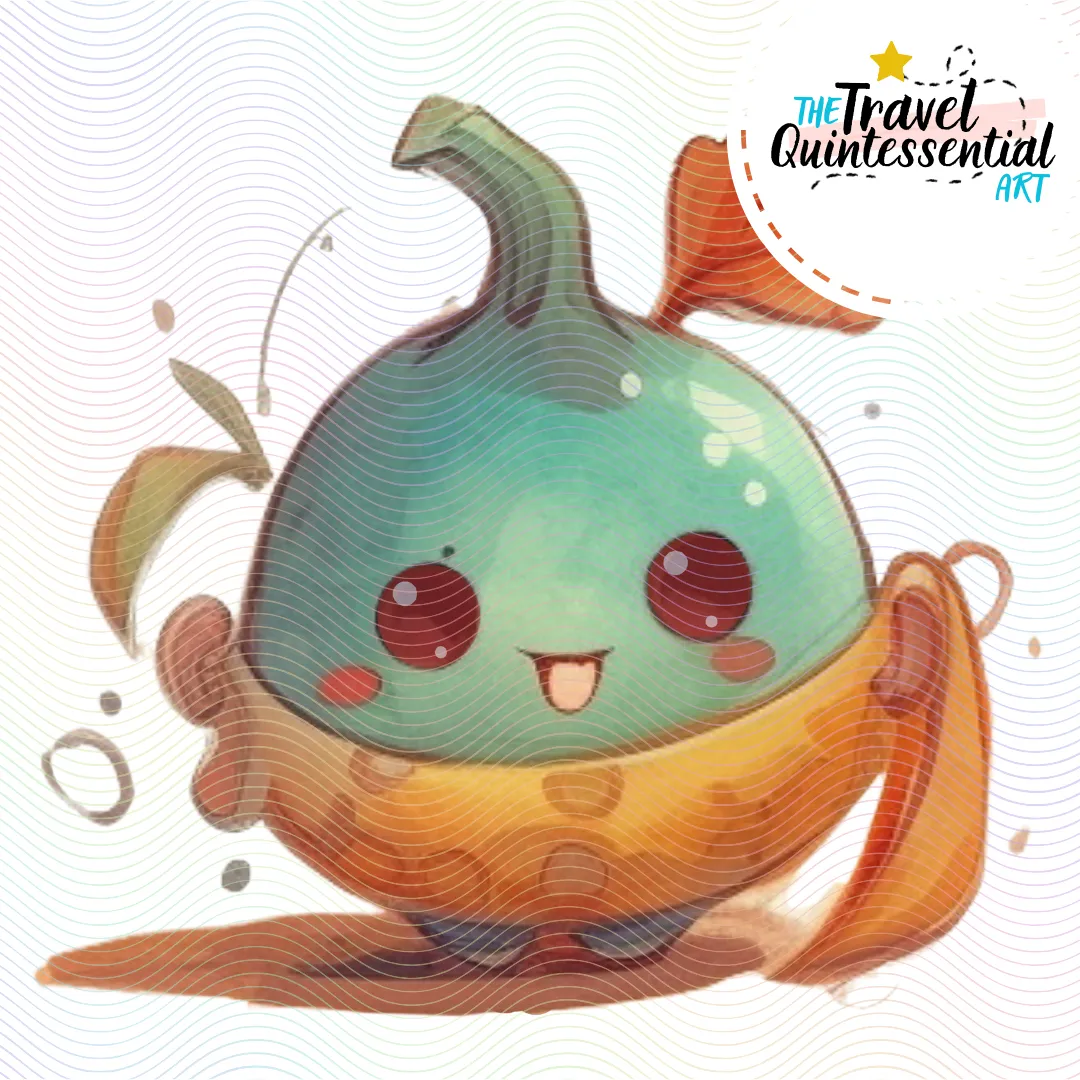 Cute Halloween Pumpkin Characters - Digital Art SETPK005