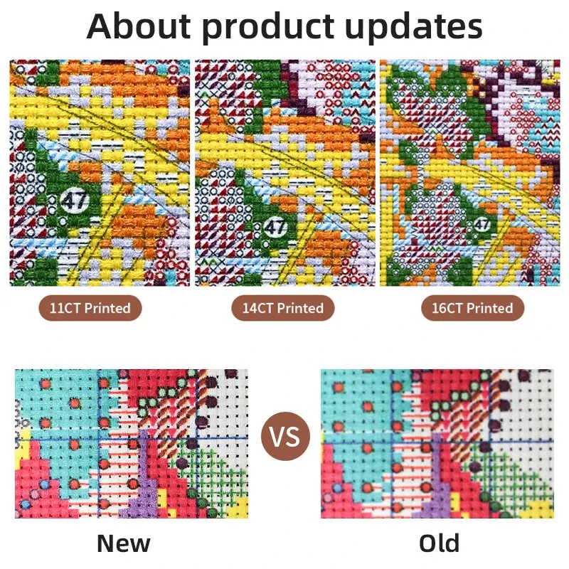 Cute Owl Cartoon Animal Pattern Cross Stitch