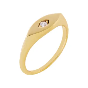 CZ Evil Eye Ring