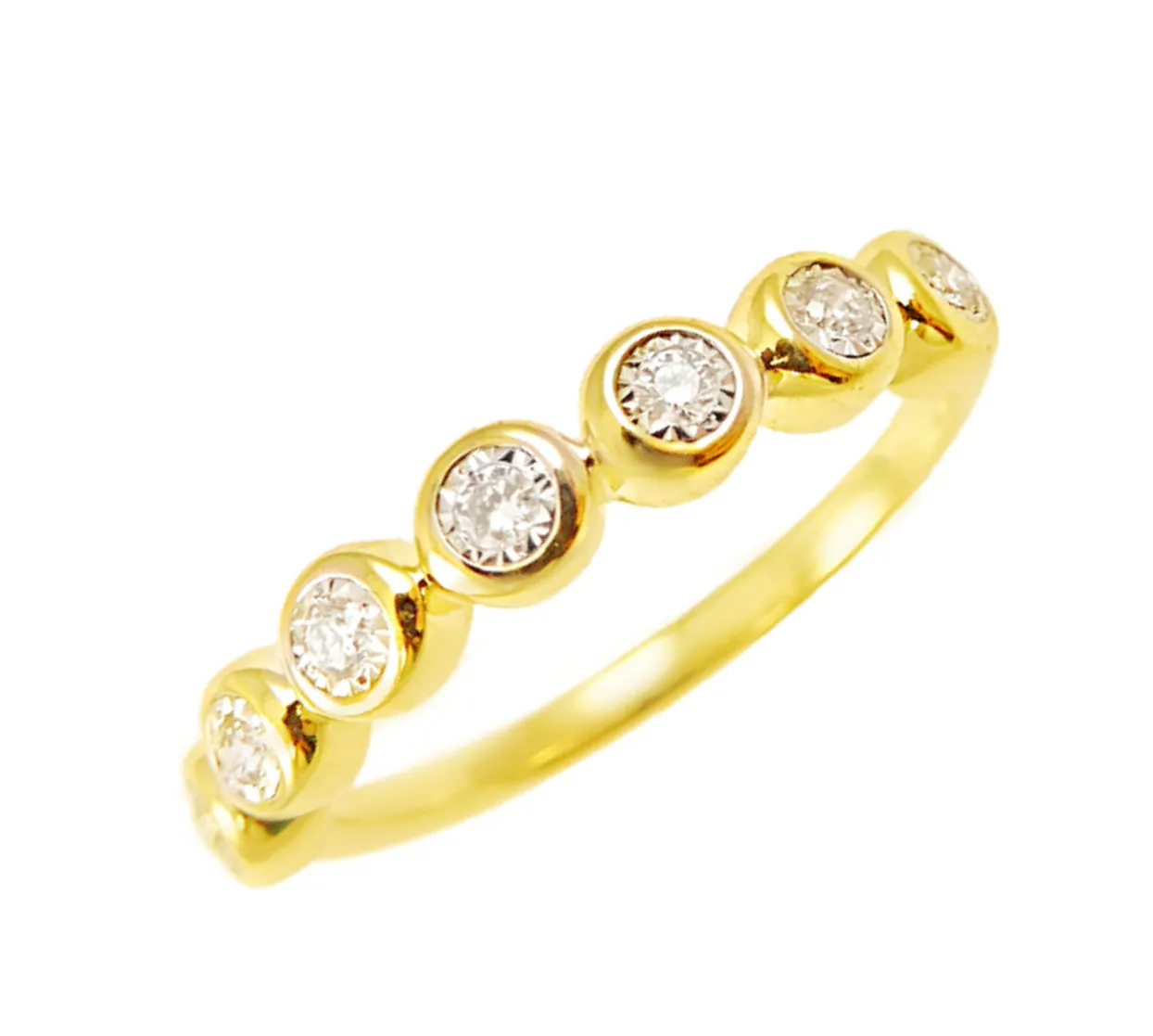 Diamond Band Miraculous Ring