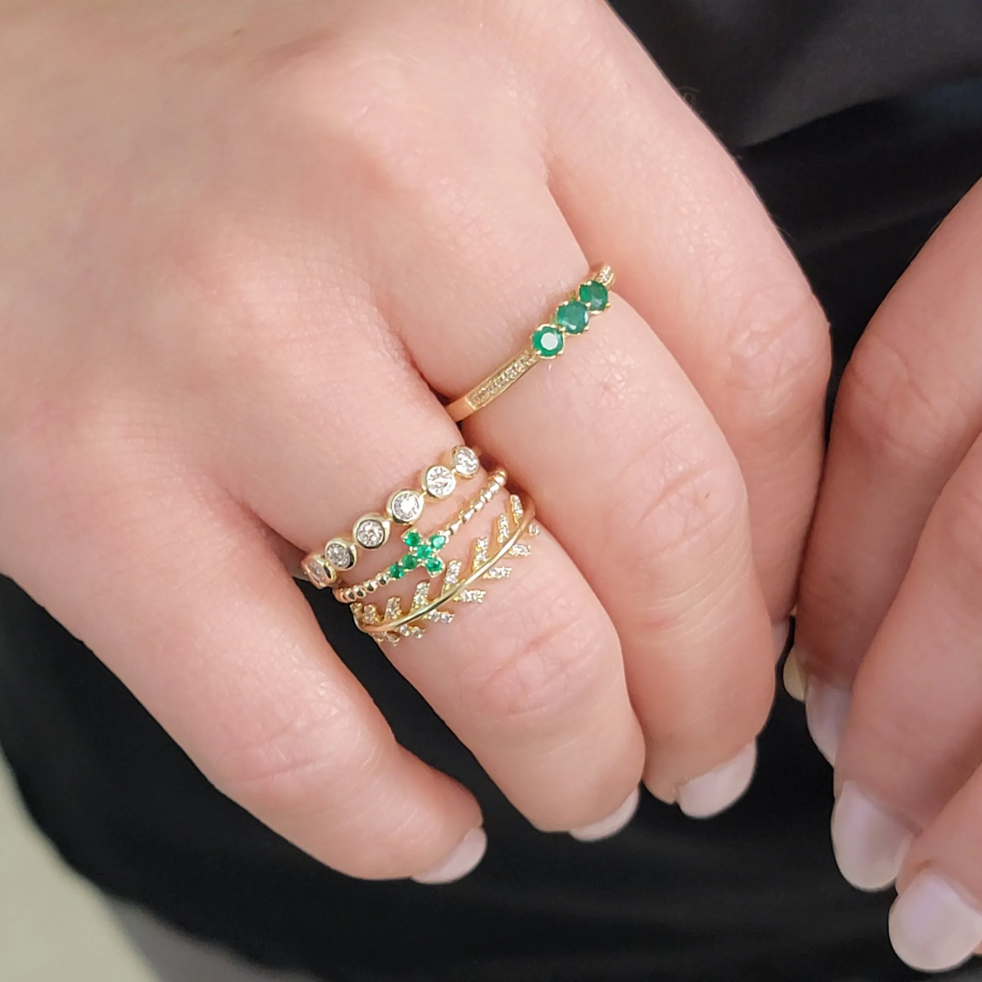 Diamond Band Miraculous Ring