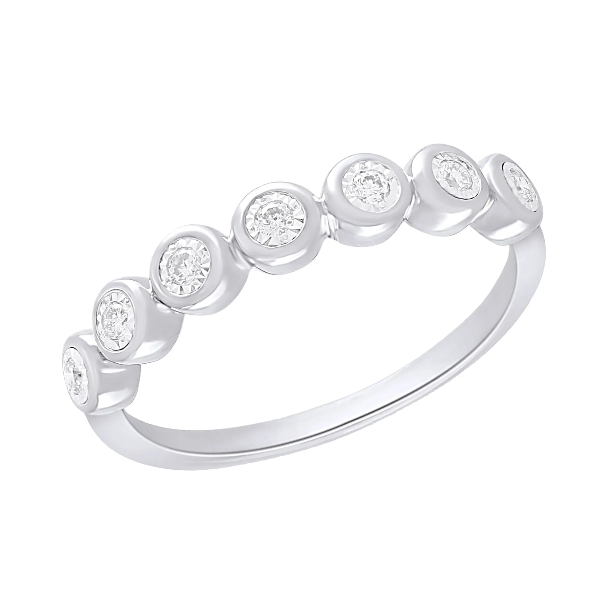 Diamond Band Miraculous Ring