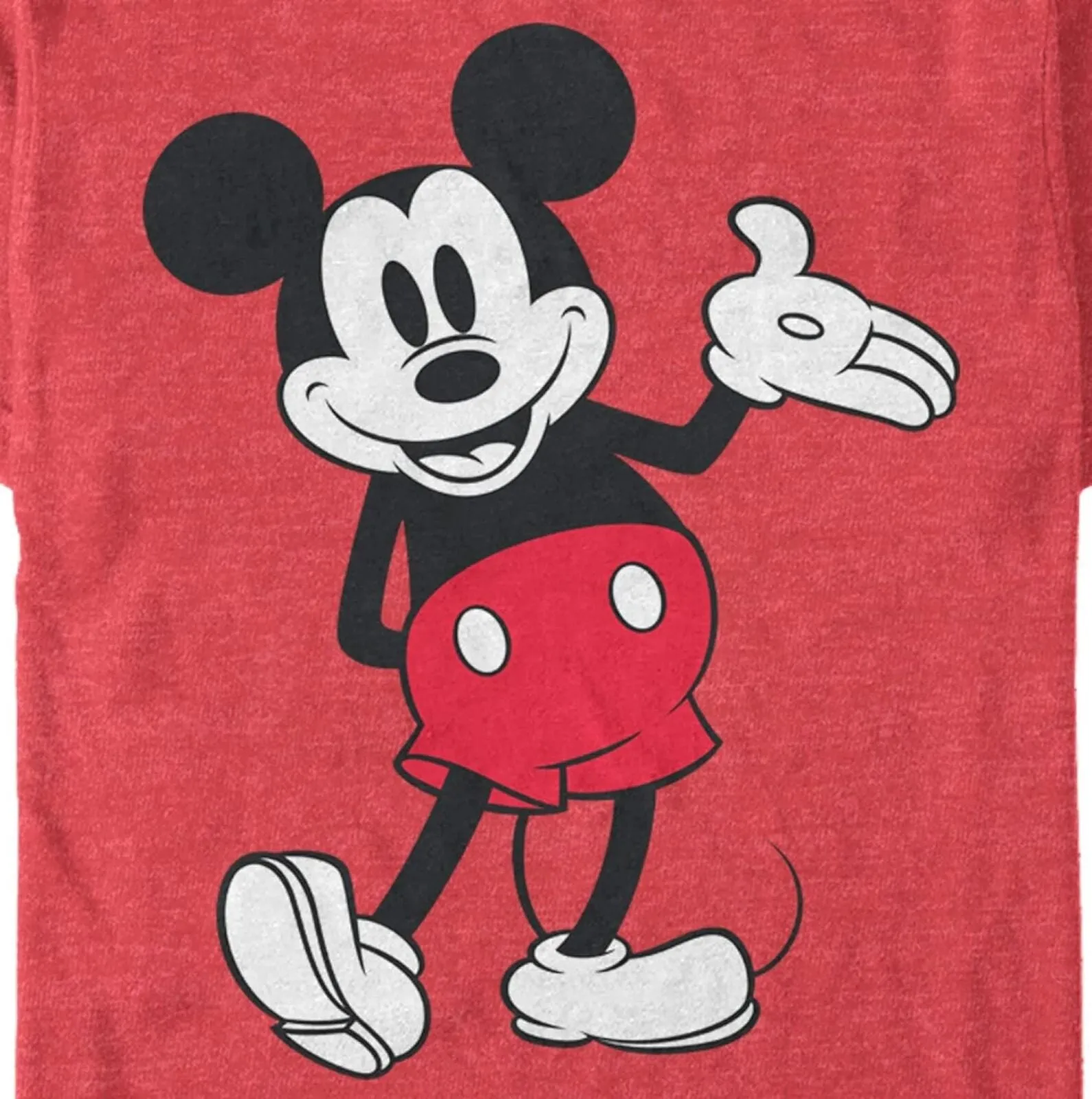 Disney Men's Mickey & Friends Retro Front Facing Pose T-Shirt DNMC0258MT