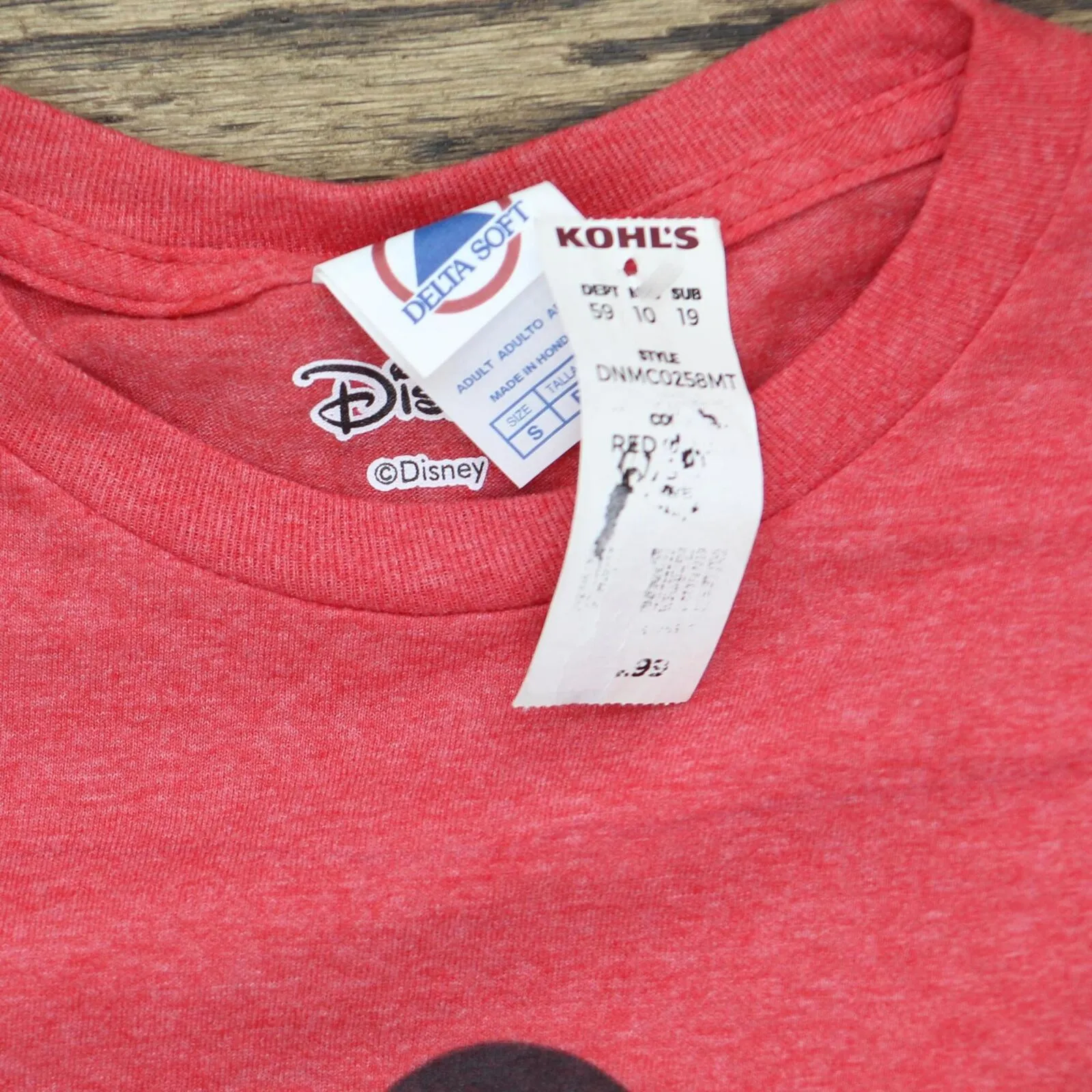 Disney Men's Mickey & Friends Retro Front Facing Pose T-Shirt DNMC0258MT