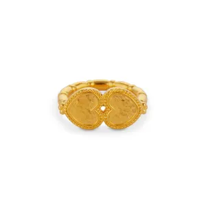 Double Heart Ring